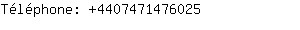 Tlphone: 440747147....
