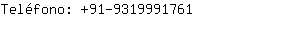 Teléfono: 91-931999....