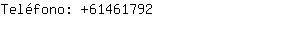 Teléfono: 6146....