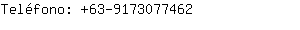 Teléfono: 63-917307....