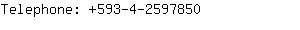 Telephone: 593-4-259....