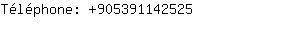 Téléphone: 90539114....