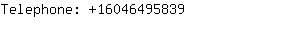 Telephone: 1604649....