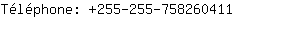 Tlphone: 255-255-75826....