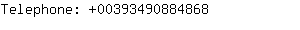 Telephone: 0039349088....