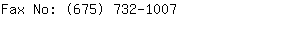 Fax No: (675) 732-....