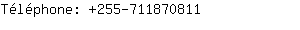 Téléphone: 255-71187....