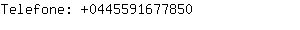 Telefone: 044559167....