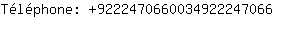 Tlphone: 922247066003492224....