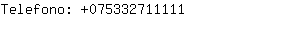 Telefono: 07533271....