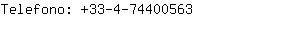 Telefono: 33-4-7440....