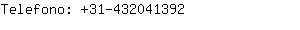 Telefono: 31-43204....
