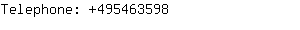 Telephone: 33-4-9546....