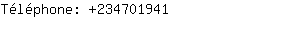 Téléphone: 23470....