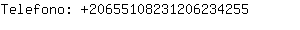 Telefono: 2065510823120623....