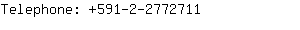 Telephone: 591-2-277....