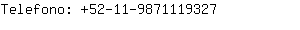 Telefono: 52-11-987111....