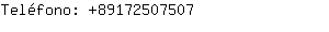 Teléfono: 8917250....