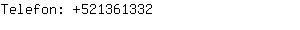 Telefon: 52136....