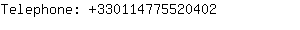 Telephone: 33011477552....