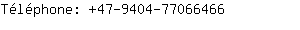 Tlphone: 47-9404-7706....