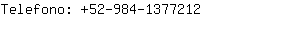 Telefono: 52-984-137....