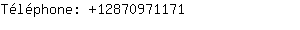 Téléphone: 1287097....