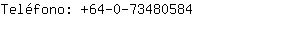 Teléfono: 64-0-7348....