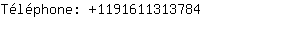 Téléphone: 119161131....
