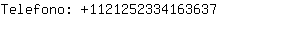 Telefono: 112125233416....