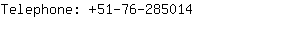 Telephone: 51-76-28....