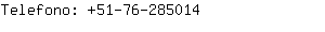 Telefono: 51-76-28....