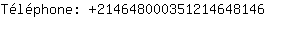 Tlphone: 21464800035121464....