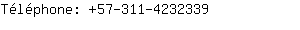 Tlphone: 57-311-423....