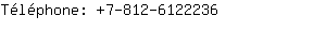 Tlphone: 7-812-612....