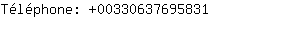 Tlphone: 0033063769....