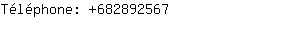 Téléphone: 68289....