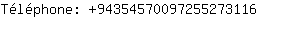Tlphone: 9435457009725527....