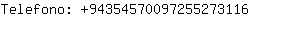 Telefono: 9435457009725527....