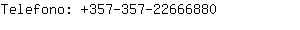 Telefono: 357-357-2266....