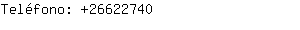 Teléfono: 2662....