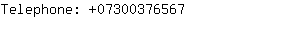 Telephone: 0730037....
