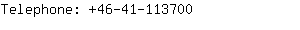 Telephone: 46-41-11....