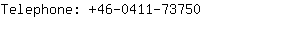 Telephone: 46-0411-7....