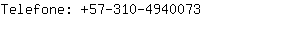 Telefone: 57-310-494....