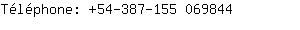 Tlphone: 54-387-155 06....