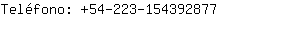 Telfono: 54-223-15439....