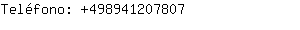 Teléfono: 49894120....
