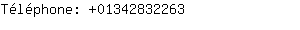 Téléphone: 0134283....
