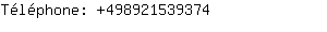 Téléphone: 49892153....